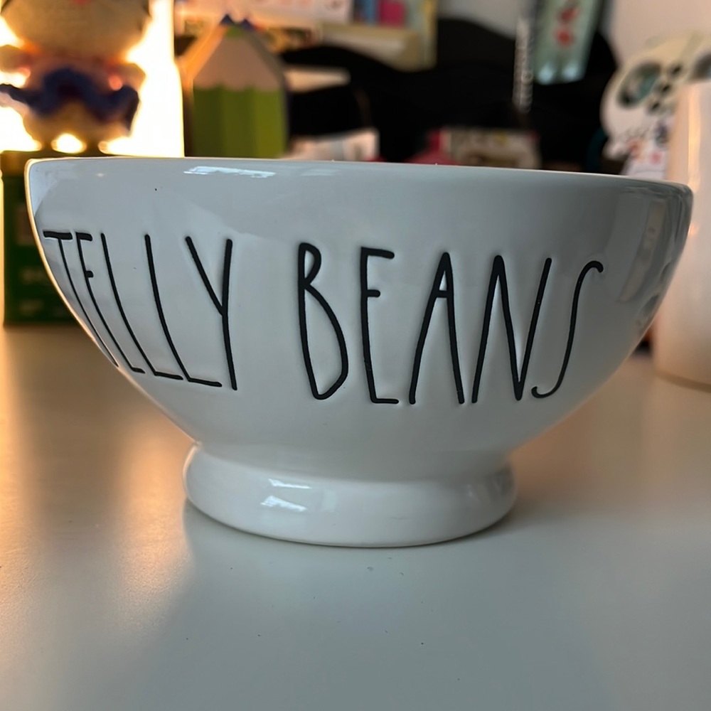 NWT Rae Dunn Jelly Beans bowl w/ blue interior